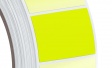 Luminescent colour labels yellow 