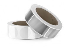 Unbedruckte Etiketten