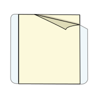 Booklet Etiketten mit gestanzter Grifflasche