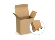 Składane pudełka z automatycznym dnem - FEFCO 0713