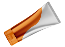 Laminát metalický, potištěný - 50 mm - zacvakávací uzávěr