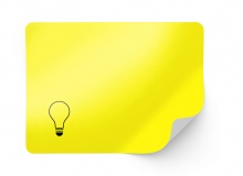 Fluorescenční papír, ŽLUTÝ, permanentní