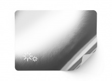 Metalický papír, STŘÍBRNÝ lesklý, permanentní