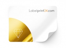 Étiquettes avec finition