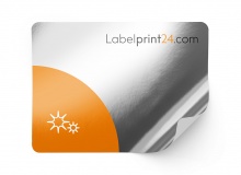 Étiquettes métallisées