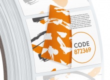 Etykiety sandwich - 3 strony - z numeracją