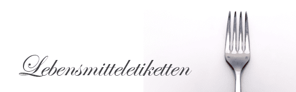 Lebensmitteletiketten