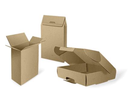 Brown folding cartons