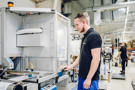 Employees at Harder Printing Company